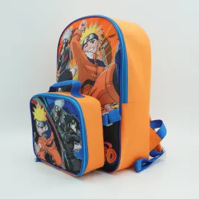 16” Naruto Backpack with Lunch kit