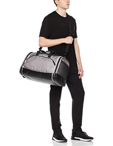 Amazonbasics Sports Duffel - Small, Grey