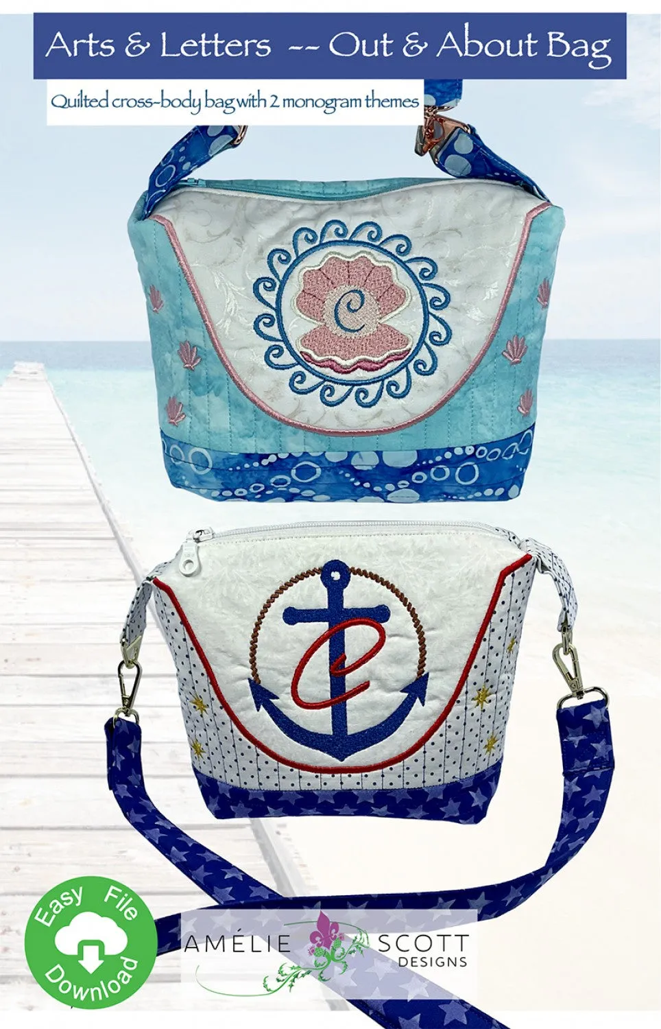 Arts & Letters Out & About Bag Pattern