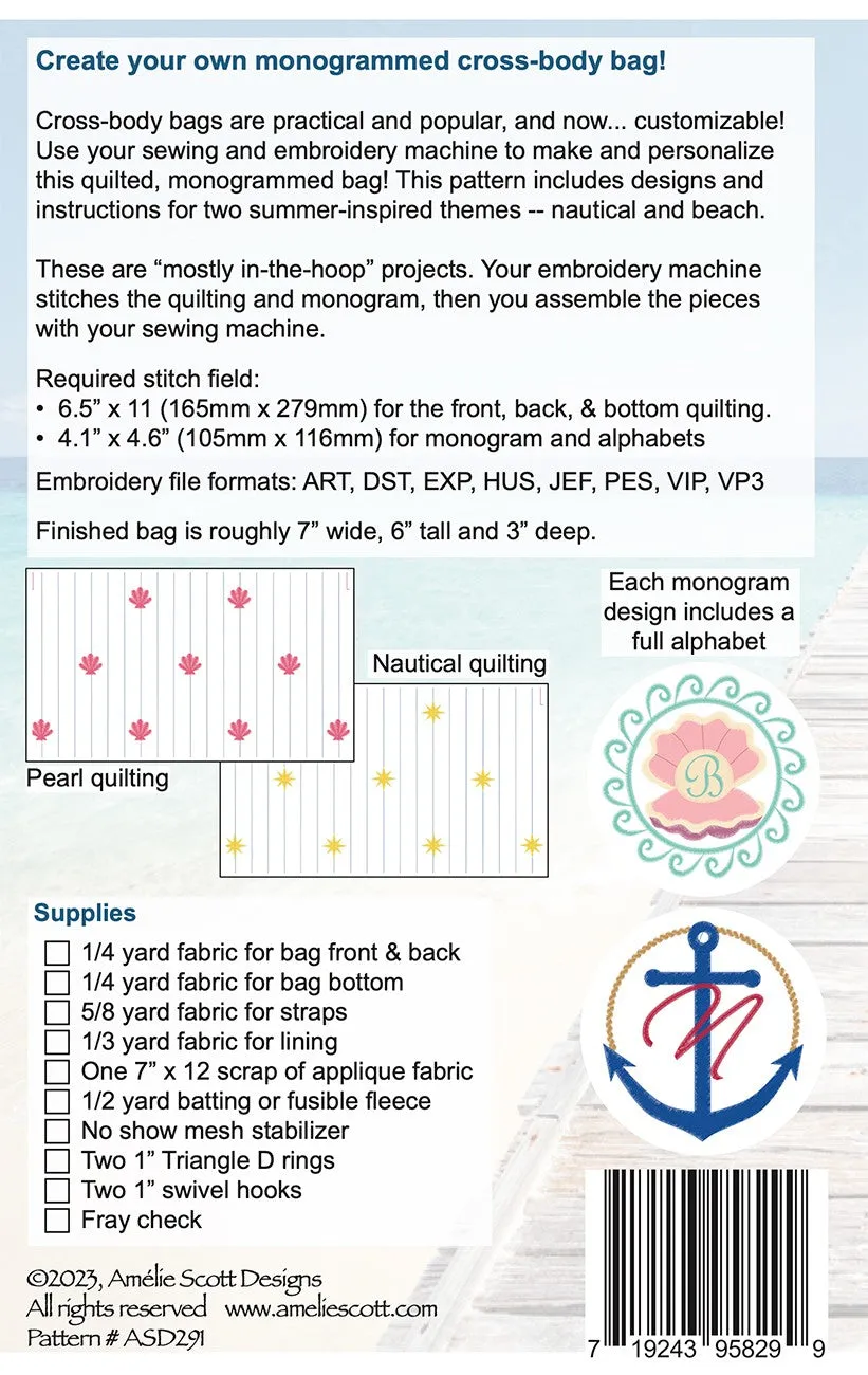 Arts & Letters Out & About Bag Pattern