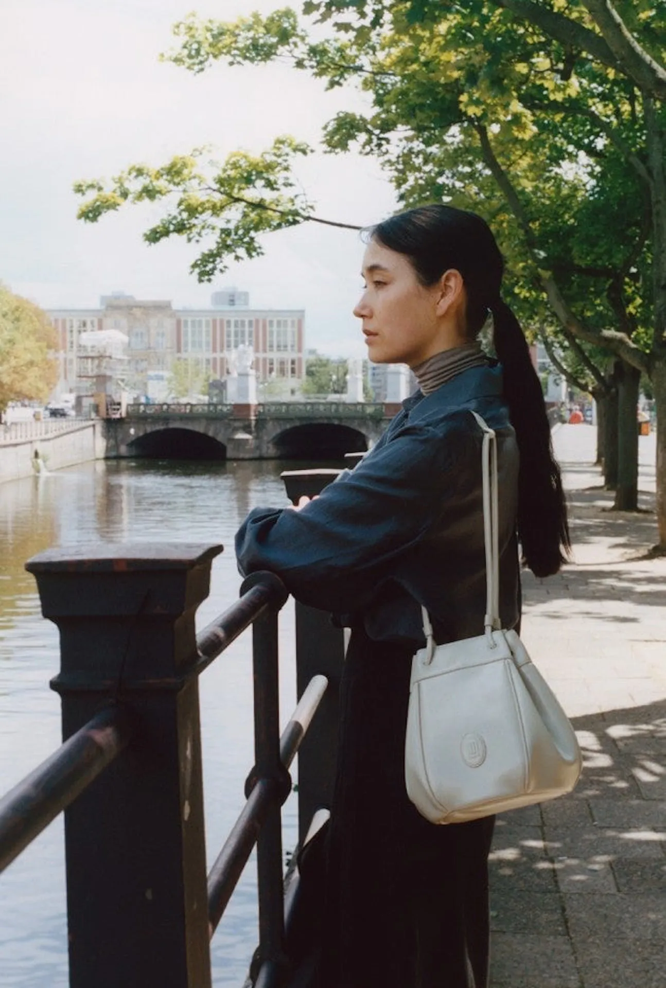 Aude Copain Bag In Misty White
