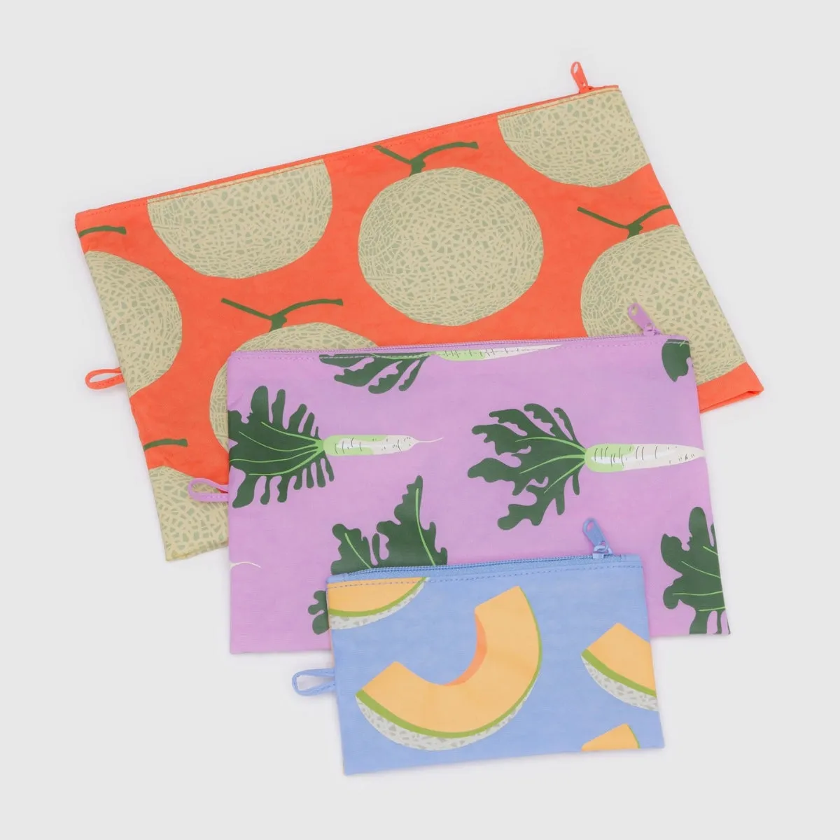 Baggu Go Pouch Set in Japanese Produce