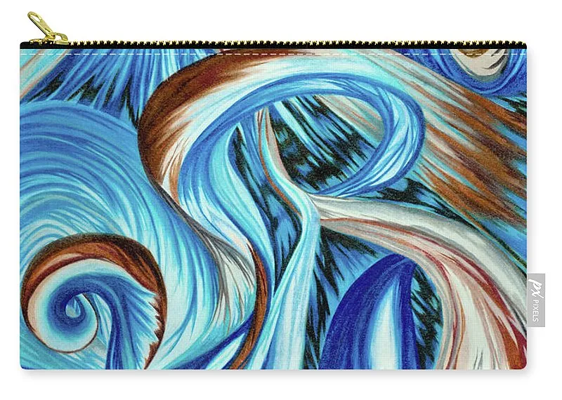 Blue Energy Burst - Carry-All Pouch