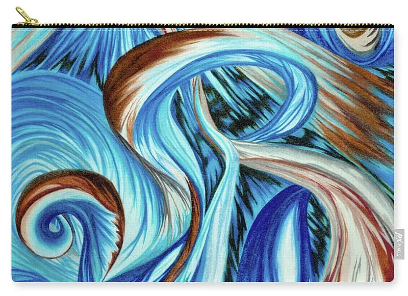 Blue Energy Burst - Carry-All Pouch