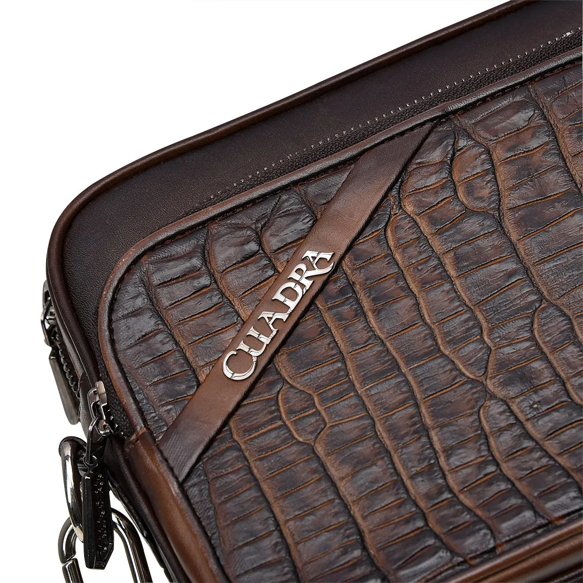 BOC04MO - Cuadra brown casual fashion moreleti chest chutch bag for men.