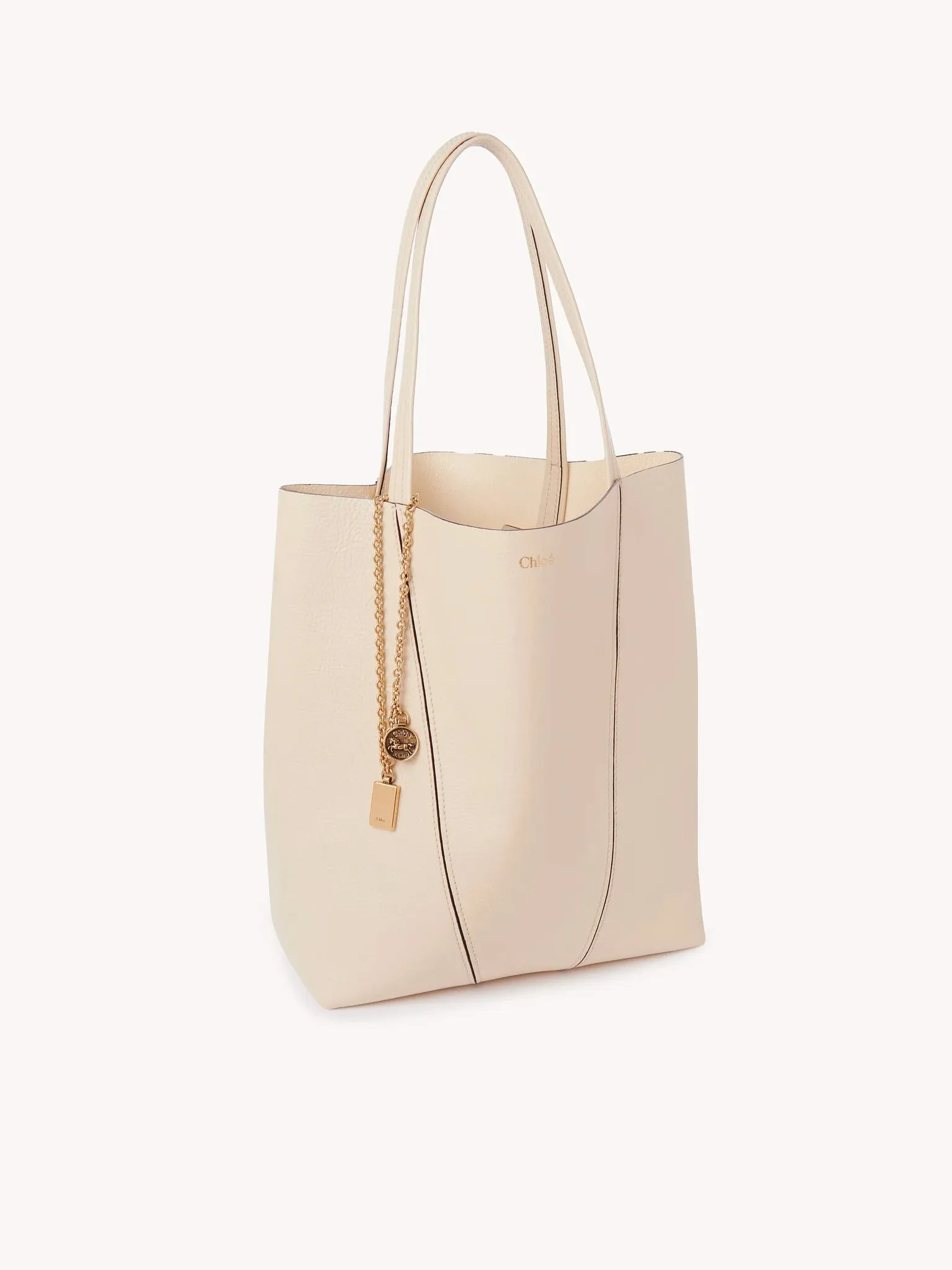 CHLOÉ SPIN TOTE BAG SWEET BEIGE
