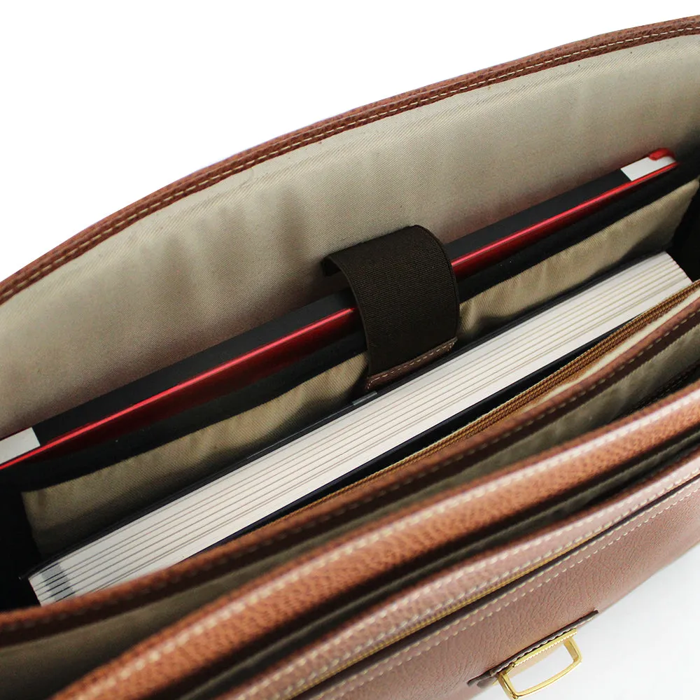 Classico Tumbled Leather Flap Brief