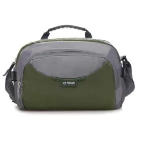 Color Block Nylon Tote Bag - Army Green