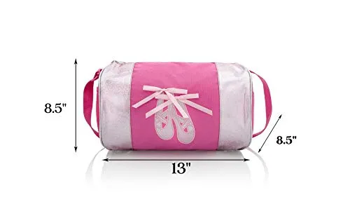Dance Ballet Slippers Duffel Bag (Pink)