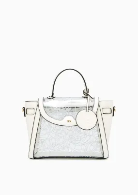 Delora Top Handle Bag White