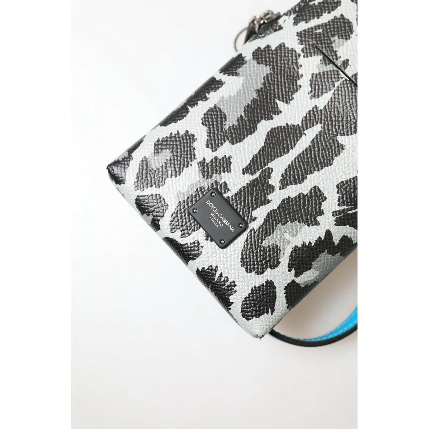 Dolce & Gabbana Elegant Leather Crossbody Phone Bag