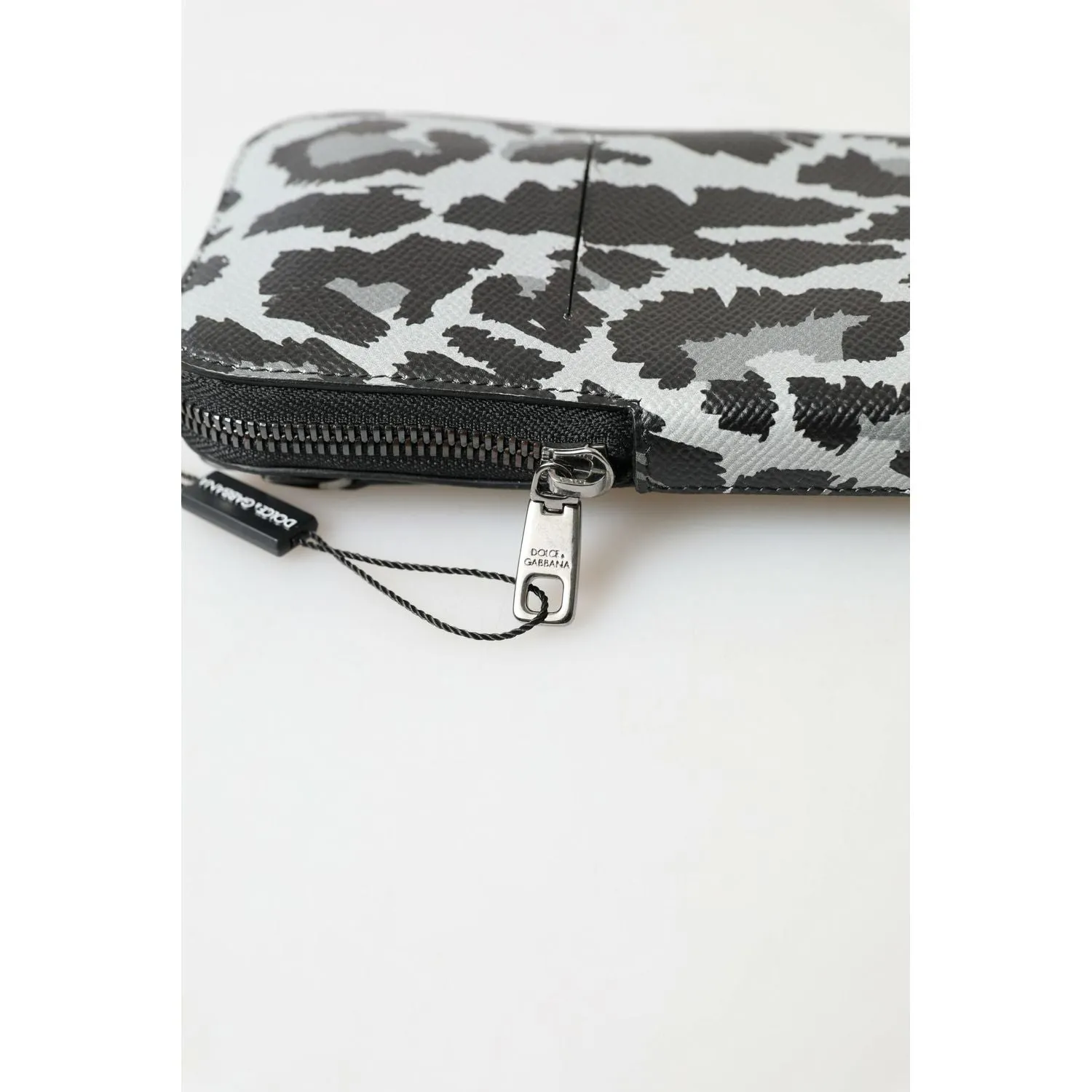 Dolce & Gabbana Elegant Leather Crossbody Phone Bag