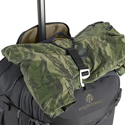 Eagle Creek Gear Warrior International Carry-On Rolling Duffel Bag, Jet Black