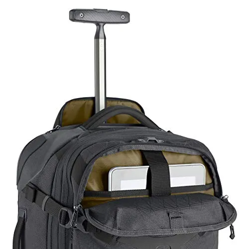 Eagle Creek Gear Warrior International Carry-On Rolling Duffel Bag, Jet Black