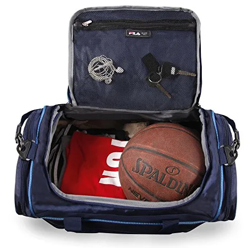 Fila Acer Large Sport Duffel Bag, Navy/Blue, One Size
