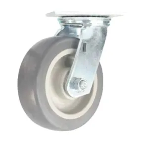Forbes Industries 1623-S 6" H.D. Gray Wheel with Swivel Caster for #2455.