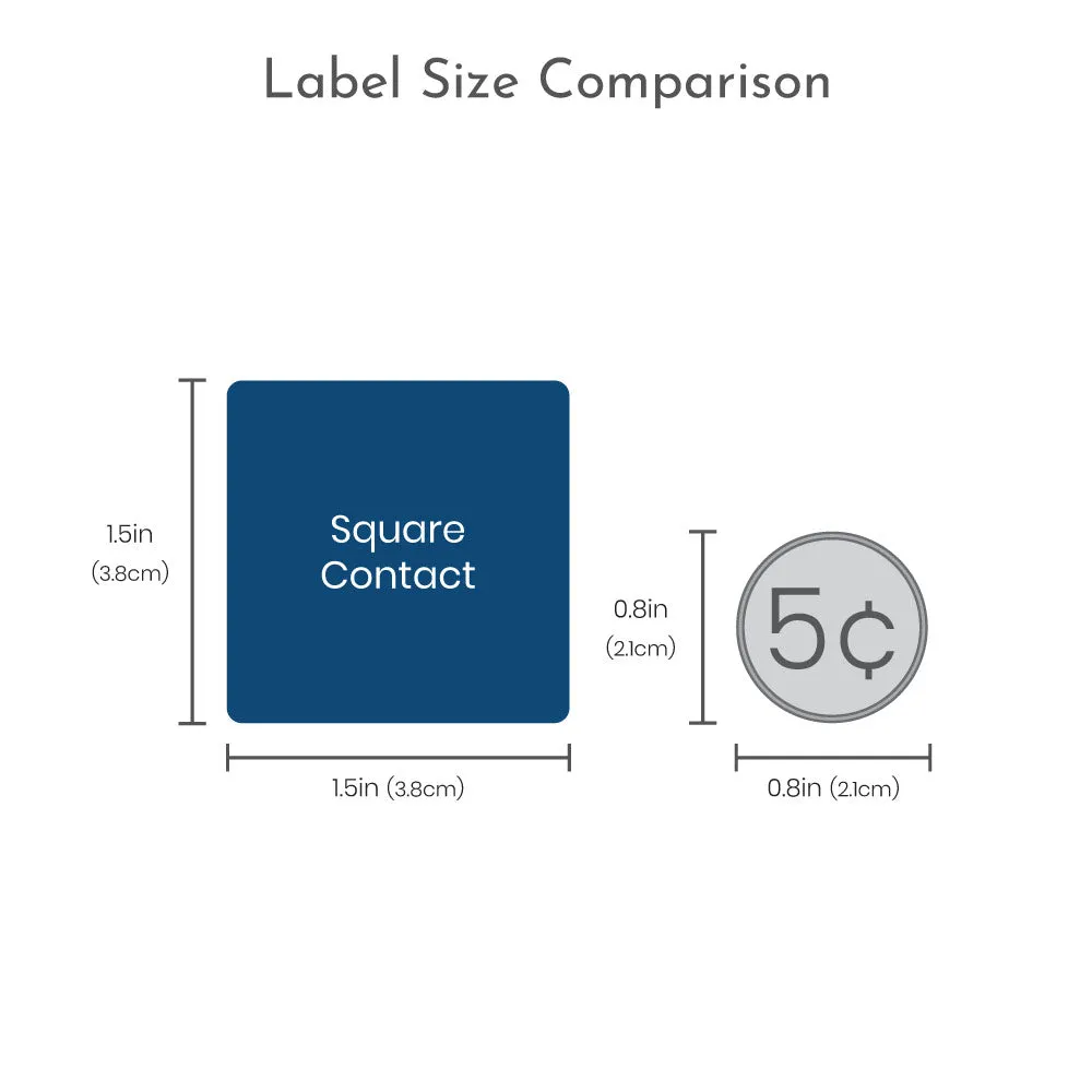 Forest Sky Contact Labels