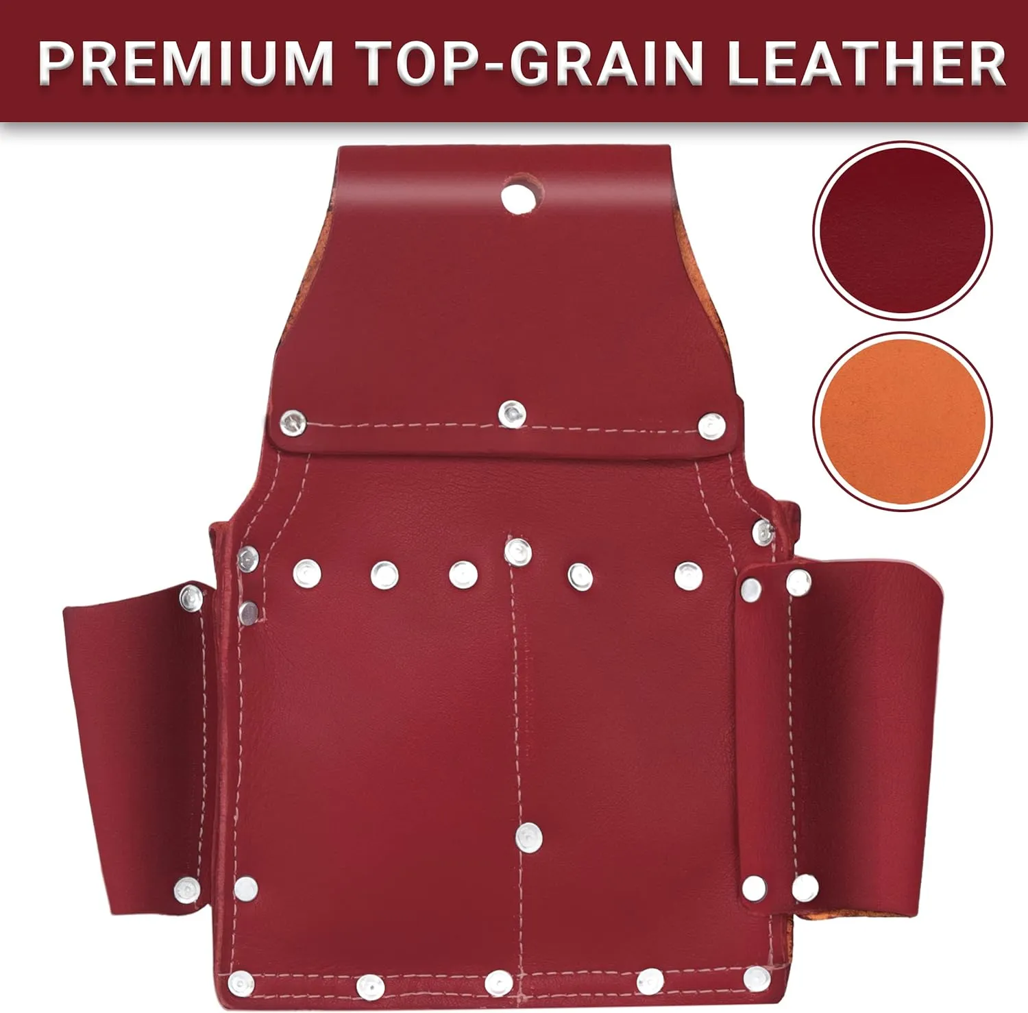 FUERI Professional 4-Pocket Electrician Tool Pouch