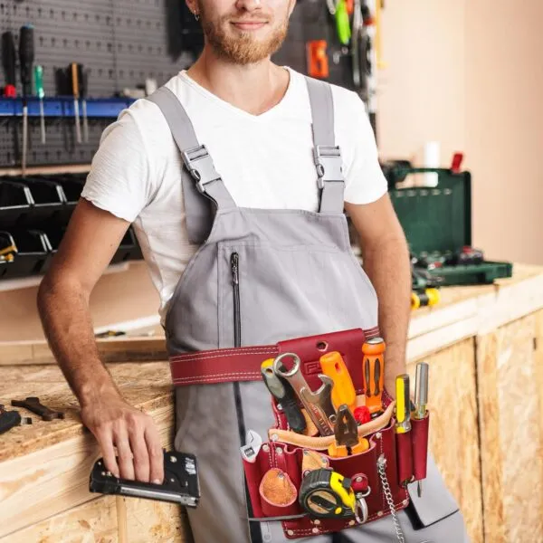 FUERI Professional 4-Pocket Electrician Tool Pouch