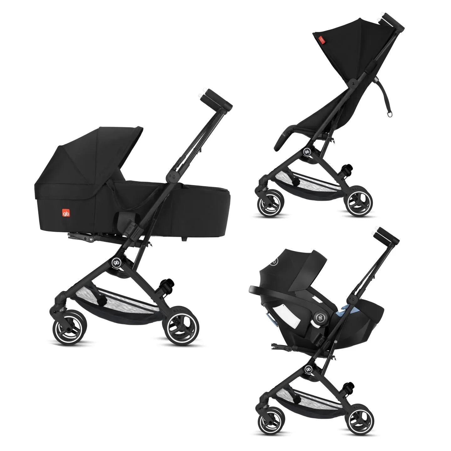 GB Pockit  All-City Stroller Velvet Black