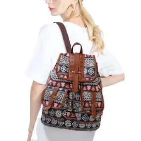 Geometric Canvas Backpacks Style 1
