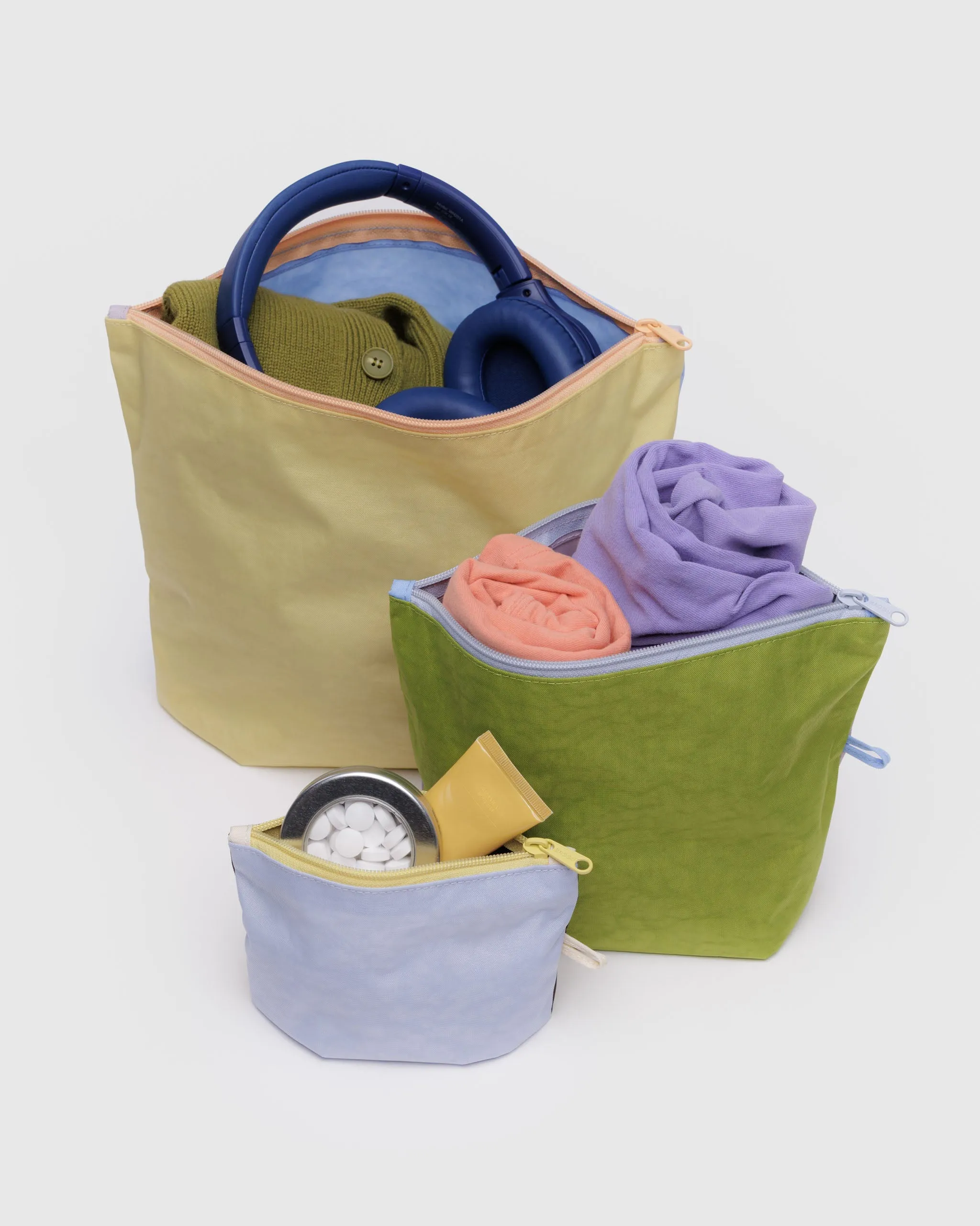 Go Pouch Set (Pastels Colorblock)