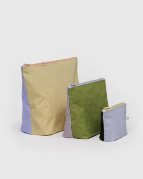 Go Pouch Set (Pastels Colorblock)