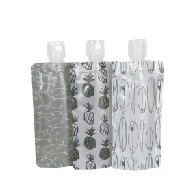 Hawaii Faves in B&W Keiki Travel Pouch, Set of 11