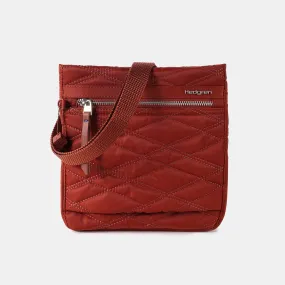Hedgren Leonce Small Vertical Crossover RFID - Red