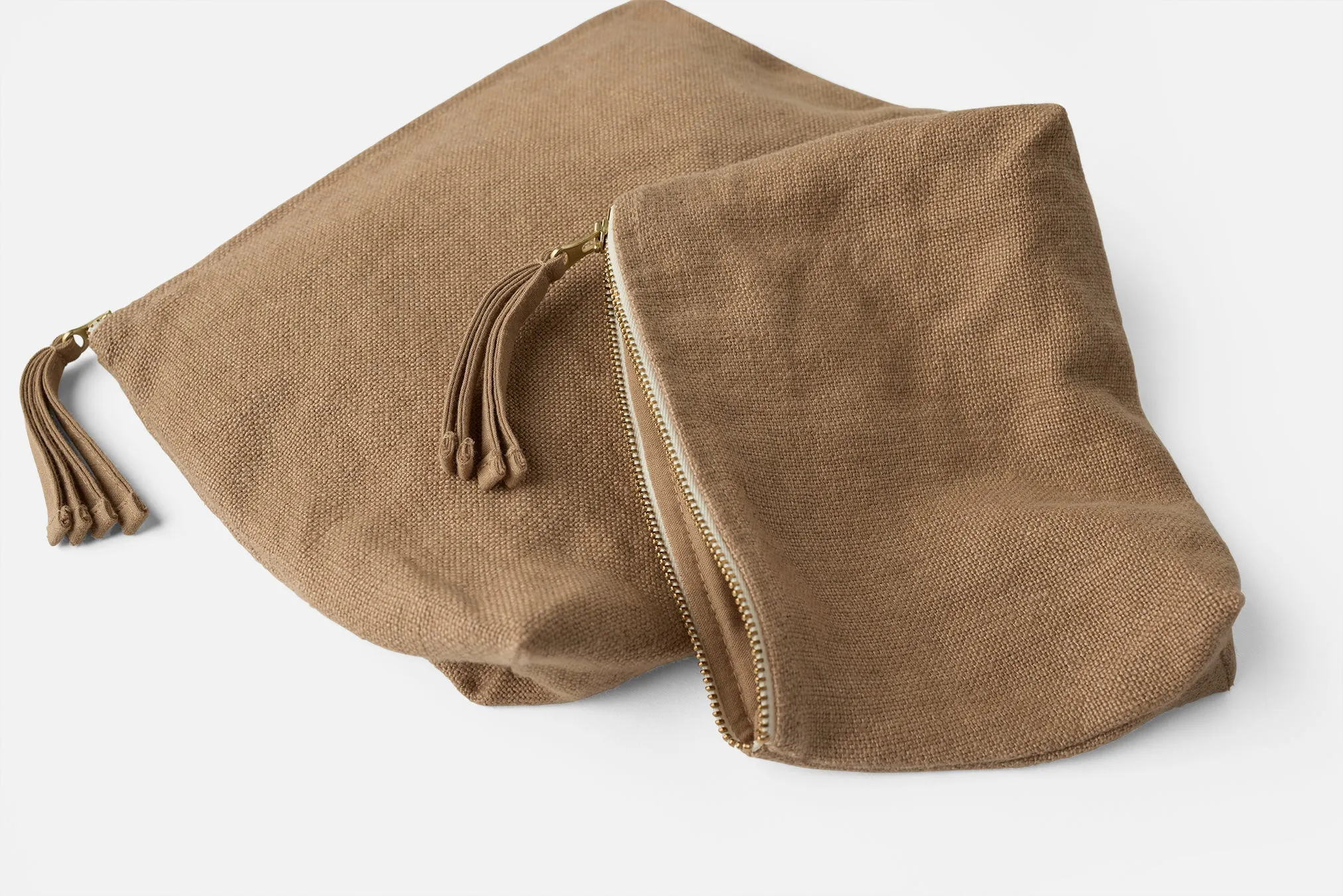 Helena Organic Linen Pouch Set