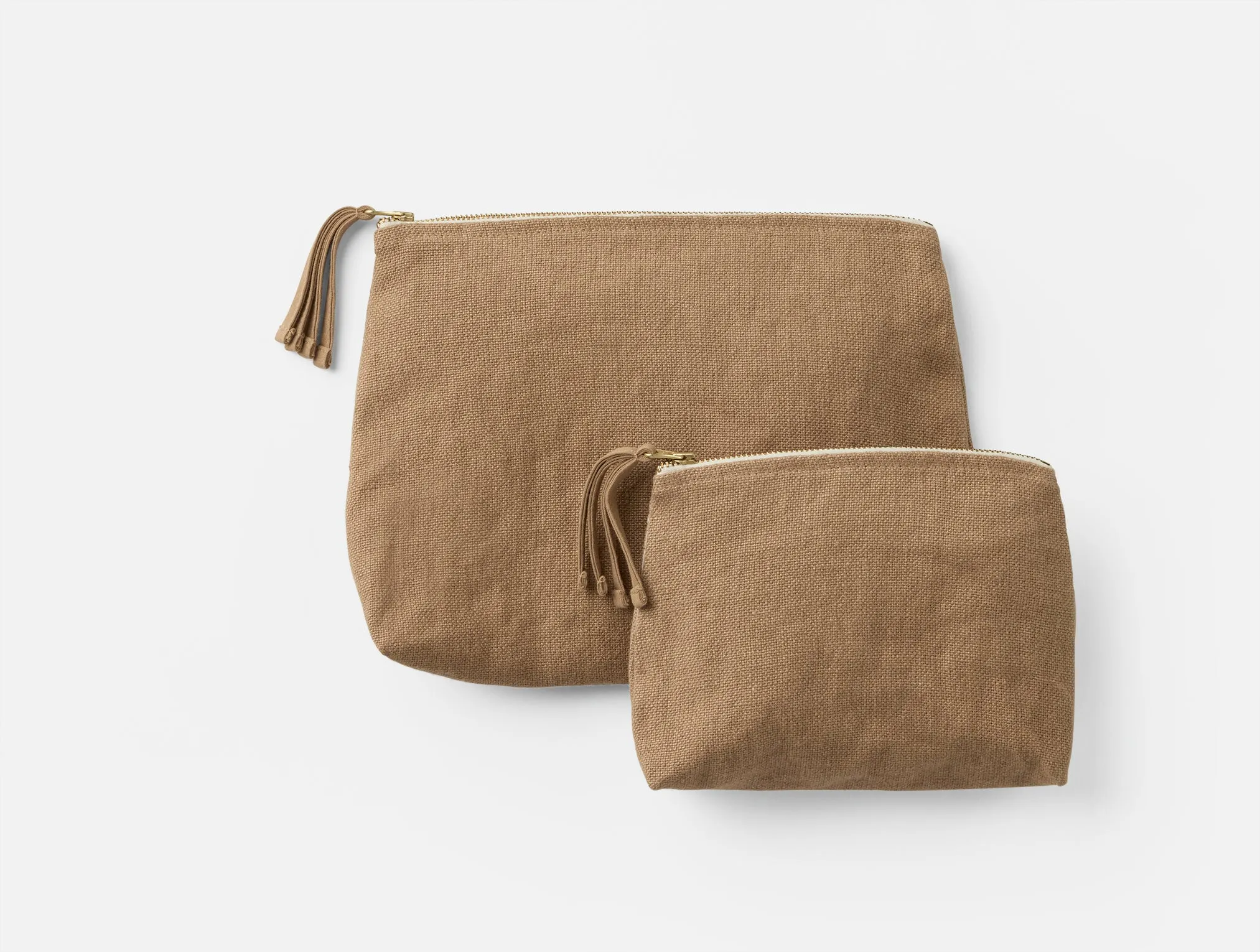 Helena Organic Linen Pouch Set