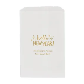 HELLO NEW YEAR FLAT POCKET STYLE GOODIE BAG
