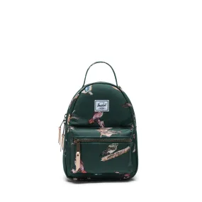 Herschel Nova Mini backpack - Birds of Herschel, dark green