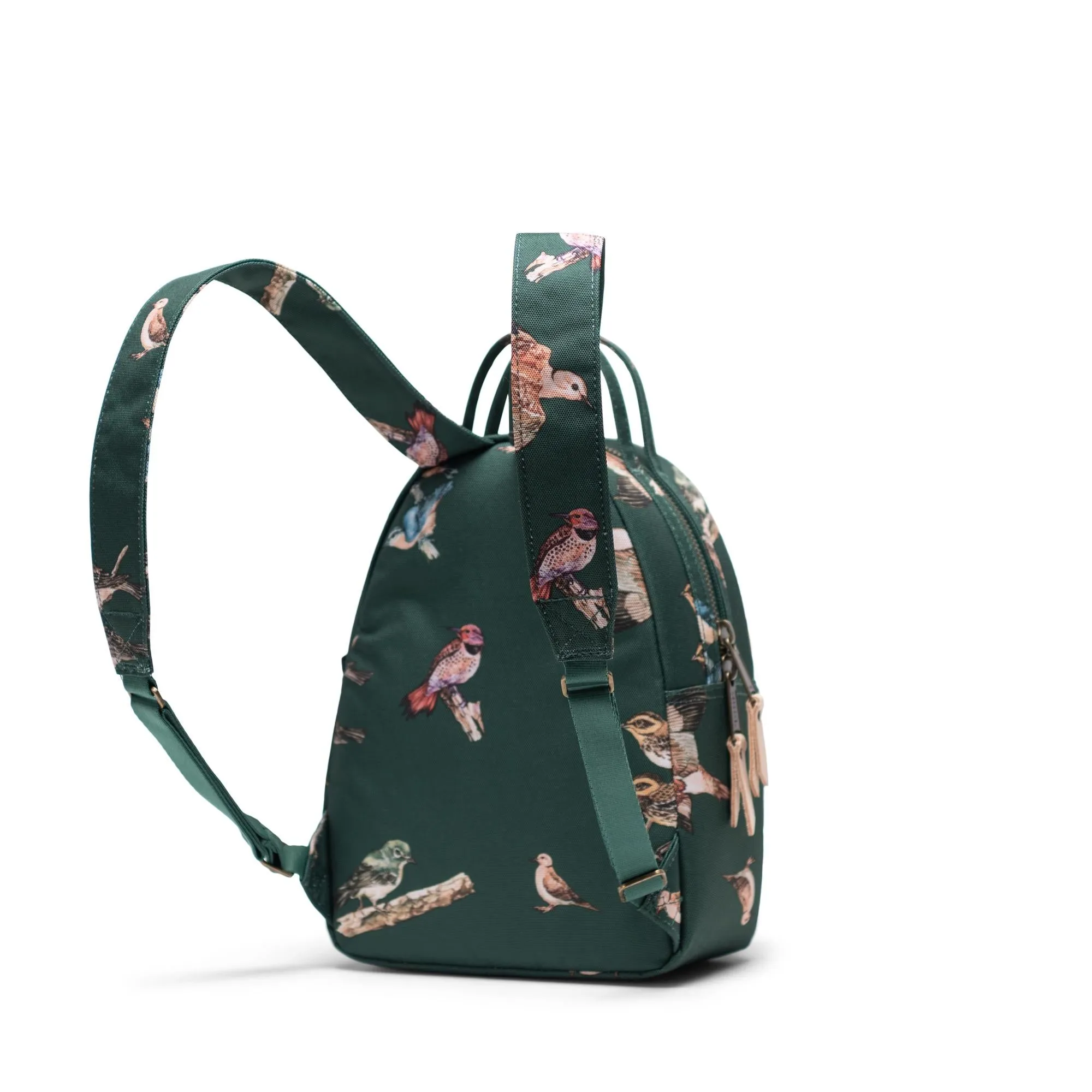 Herschel Nova Mini backpack - Birds of Herschel, dark green