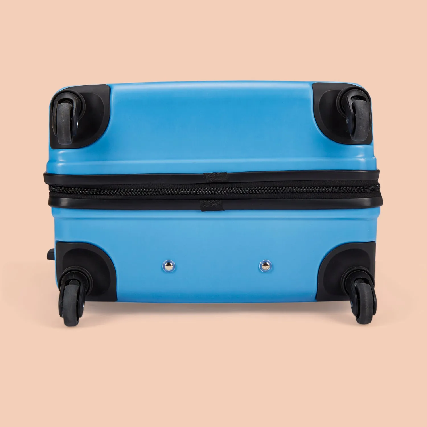 Himachal Chevron Blue Raahi Trolley Bag (Medium)