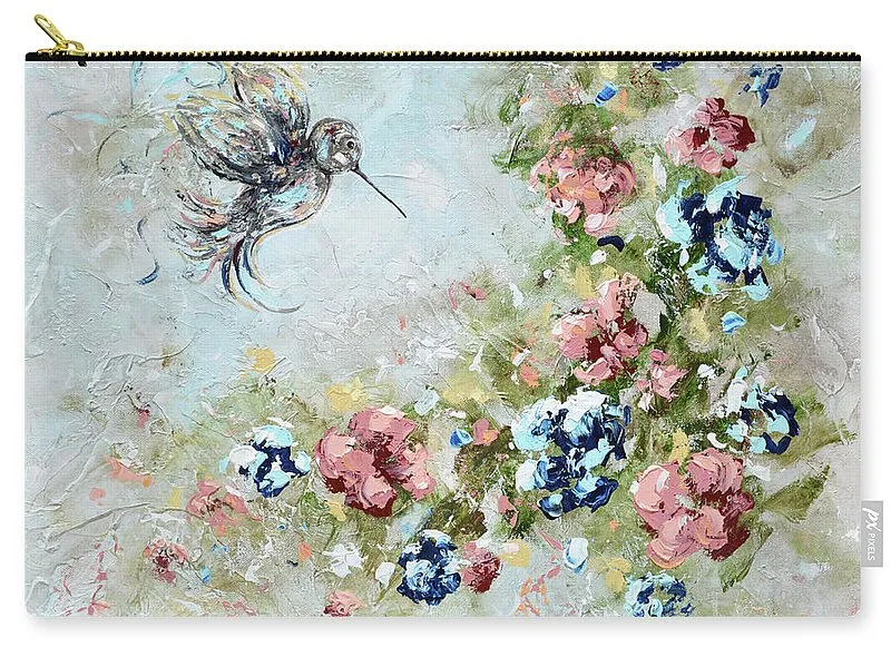 Hummingbird Bringing Light And Love - Carry-All Pouch