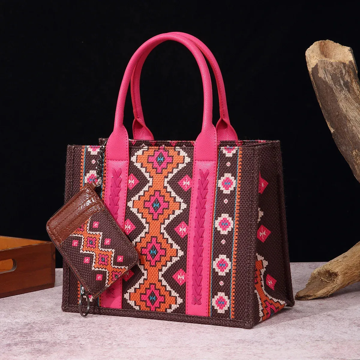 Lady Glams Wrangler Women’s Bohemian Shoulder Bag Set