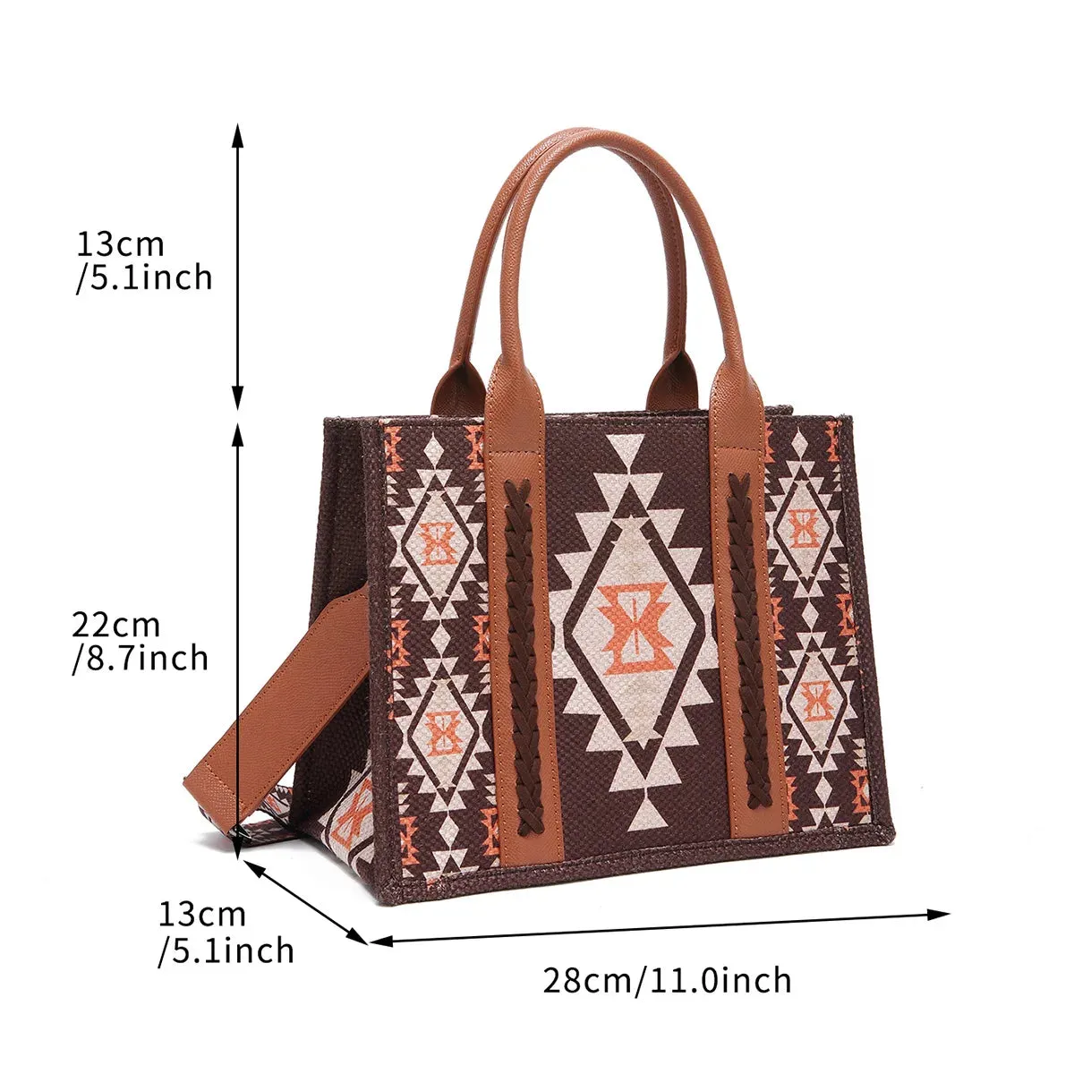 Lady Glams Wrangler Women’s Bohemian Shoulder Bag Set