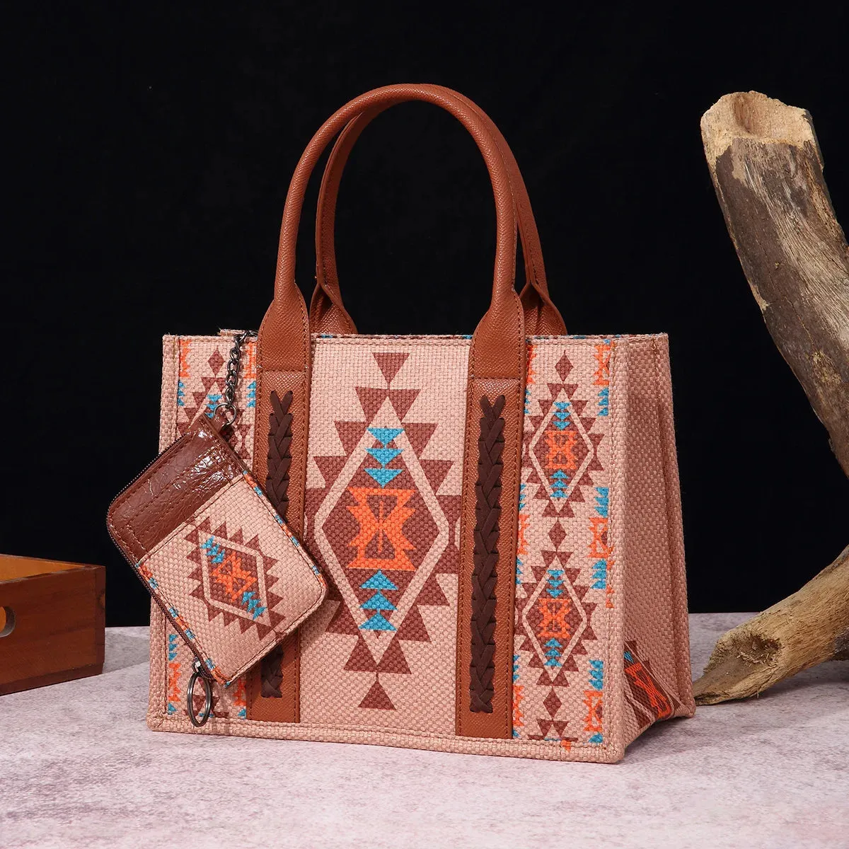 Lady Glams Wrangler Women’s Bohemian Shoulder Bag Set