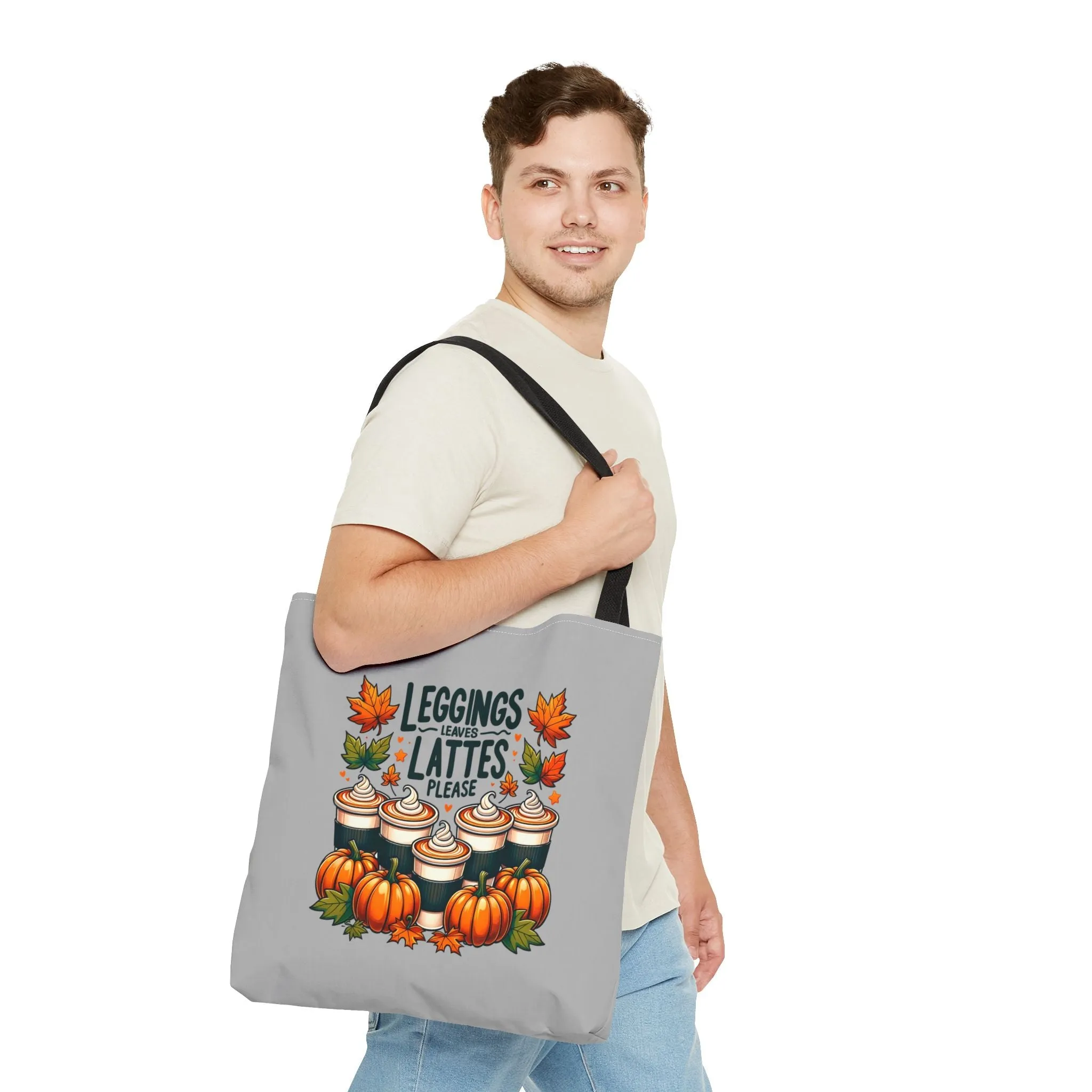 Leggings, Leaves, Lattes, Please - Tote Bag