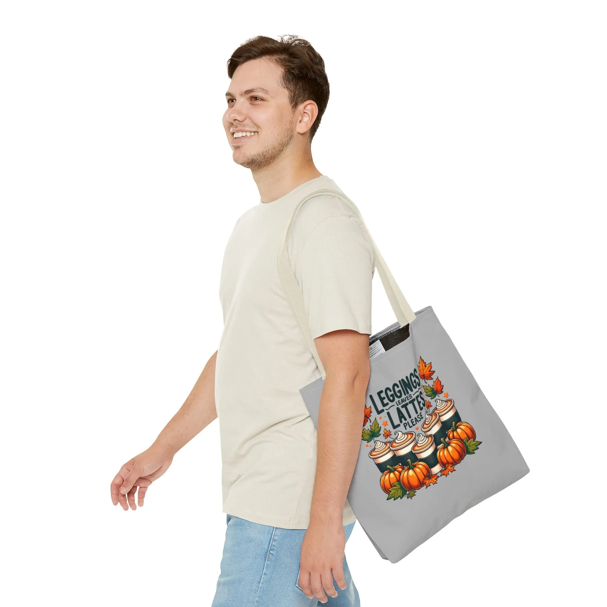 Leggings, Leaves, Lattes, Please - Tote Bag