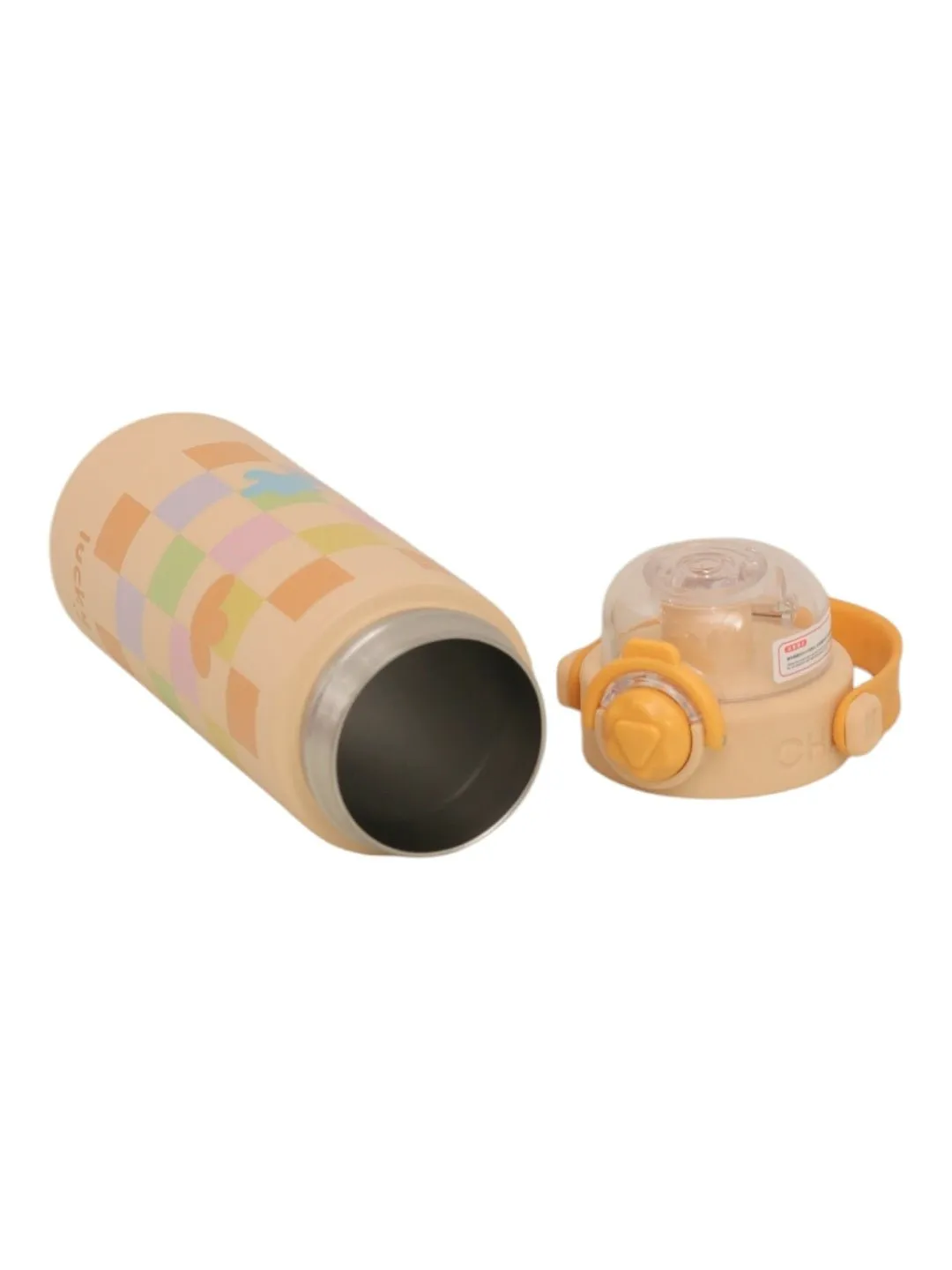 Lucky Checkered Hot & Cold Stainless Steel Sipper Bottle- 600 ML