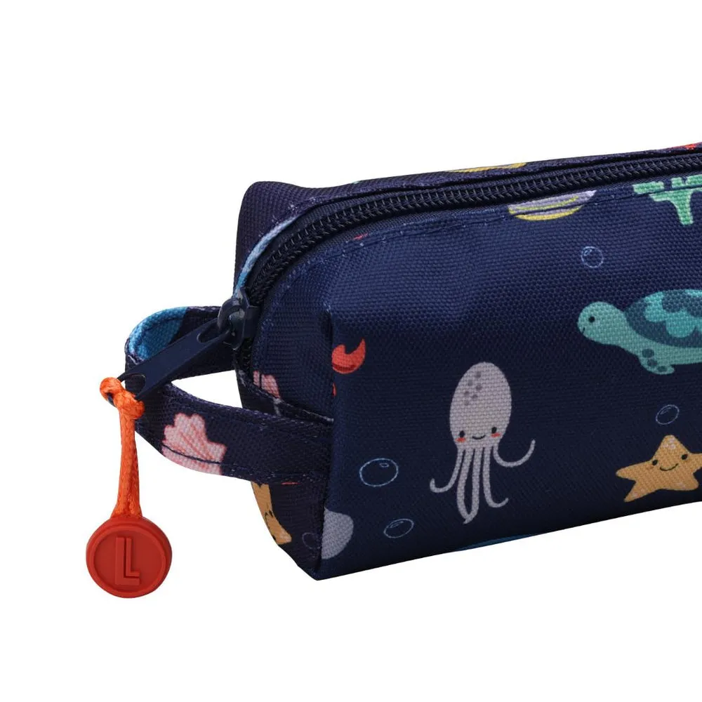 Lund London Little Lund Pencil Case - Ocean