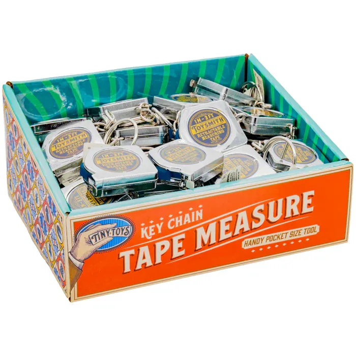 NEW Tape Measure Key Chain Toy - Retro Design