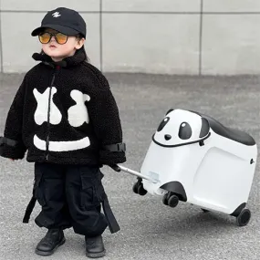 Panda Ride Kids Luggage | Ride-On Suitcase for Toddlers | Lightweight & Durable | 3-6 Years Travel Companion