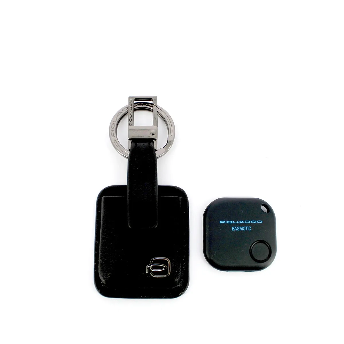 Piquadro - Keyring with CONNEQU tracker Black Square - AC3954B3 - NERO