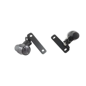 Plug & Play Retro LED Turn Signals for Triumph Motorcycles (2016 ) - License Plate Mount