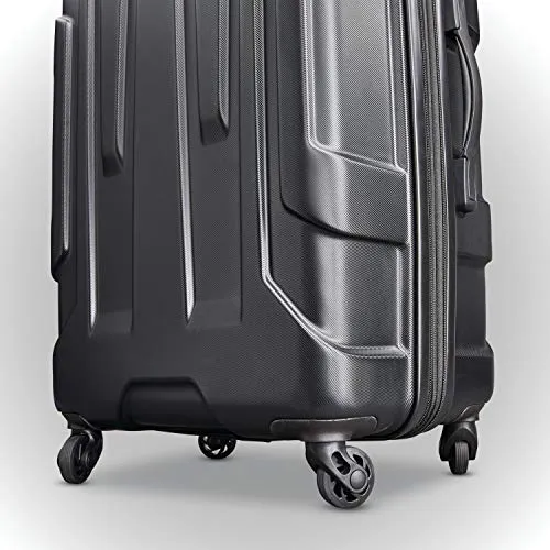 Samsonite Centric Hardside Expandable Luggage with Spinner Wheels, Black 24"