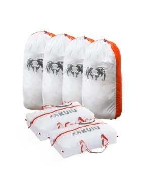 Small Deer/Antelope Game Bag Set | White-Orange