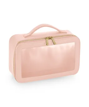 Soft Pink - Boutique clear window travel case